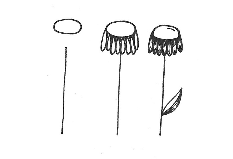 doodles floraux