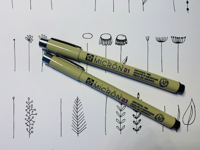 Doodles floraux