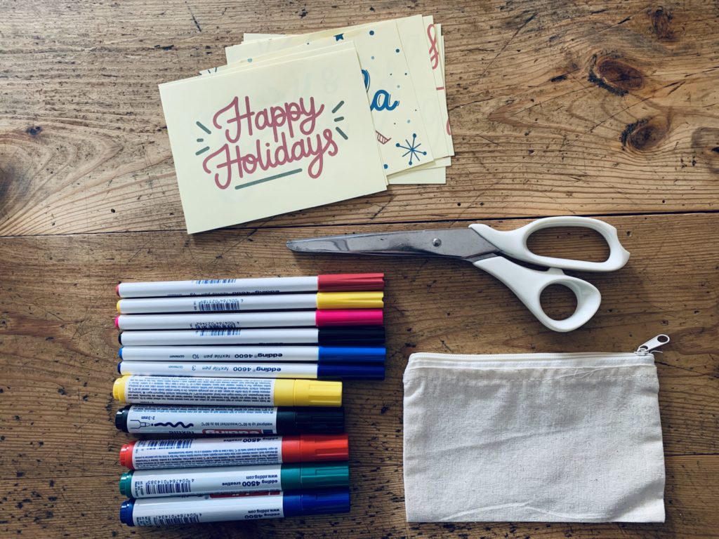 Matériel Pochettes de noël