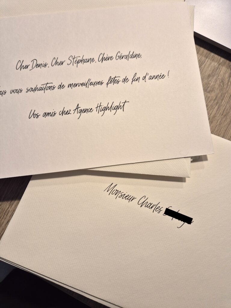 agence highlight carte de voeux