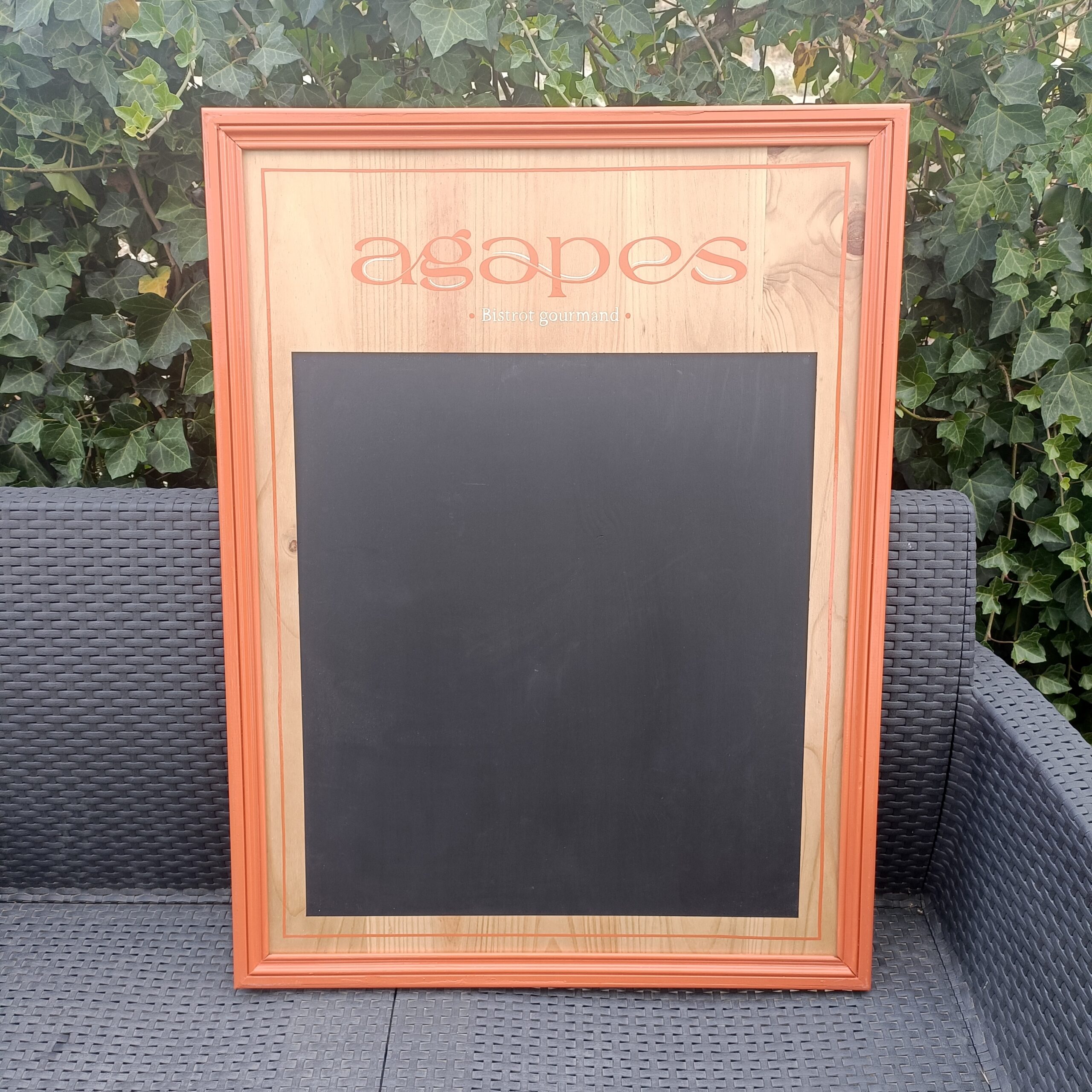 ardoise sur mesure agapes restaurant