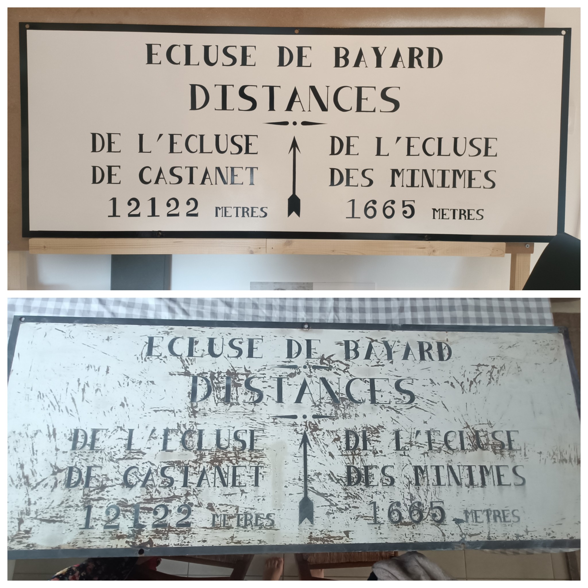 avant après rénovation plaque éclusière